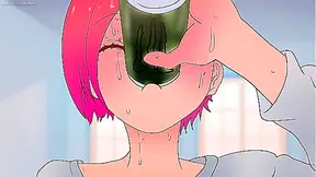 Energy Rush! Girl Takes On 5 Horny Guys After Chugging Stim Packs – Hot Hentai Action