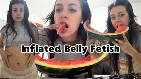 Bloated Belly After Eating a Whole Watermelon