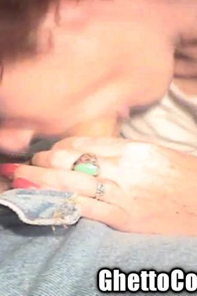 Depressed Granny Cock Sucking Pro British Slag Ghetto Blowjob Whore Bag!