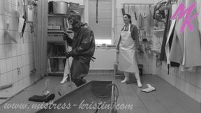 Schlachthausputzen einmal anders - wie dumm kann man sich denn anstellen? #2Metzgerinnen