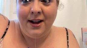 Goddess' Morning Mucus Mania: Intense Wet Coughs, Snot Drips, and Filthy Play for Fetish Addicts (mobile friendly)