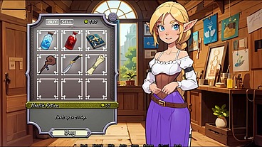 NPC Tales The shopkeeper [ Hentai Game ] Ep.1 fucking the shop keeper lady in front of the customers !