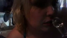 Bbw Sucks on a Dildo