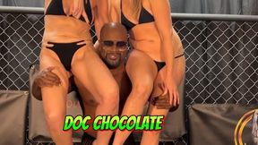 Sinthia Bee, Fun Charlie and Doc Chocolate In a Duo Blonde Lift & Carry Special!