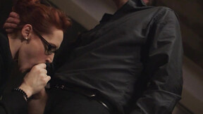 Bombshell Euro MOMMY shows her boss what a bitch she is