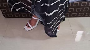 Taste,my Necter Lovely Look in Black Saree