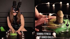 Crushing His Grinch Balls! Ballbusting crushing and sounding!