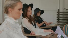 Danni Rivers' Forbidden Lesbian Play in a Wild Bedroom