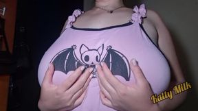 Do you want to play with my Huge Natural Tits Katty Milk