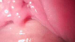 Close up pounded voluptuous creamy teenie cunt