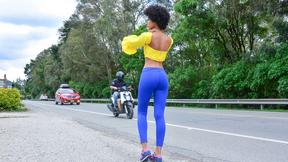 ”Picking up & fucking Brazilian curly cutie”