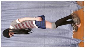 18 yo anime girl tramples my floor-face with Doc Martens shoes (part 7 of 12), flo012x 1080p