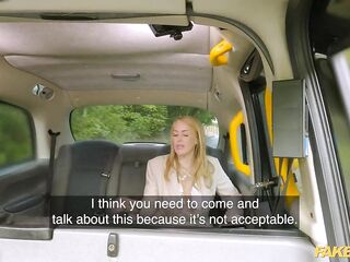Boss Lady with Large Bazookas wanted my JOCK - Fake Taxi