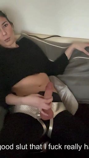 JOI Strapon Domination - Love My Feet, Your Ass at Countdown, Spit and Swallow All CEI