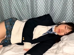 Japanese teen blowjob and hard fuck uncensored