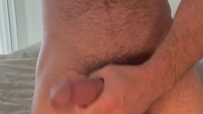 Ass fingering, spreading and cock stroking to cumshot