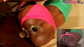 Anal with insertions in pink panties doesn'_t care about farting during the making of this extreme balls deep anal demonstration - Ass Monkey