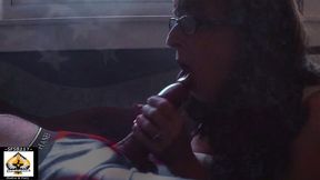 Sexy All American Granny Blowjob