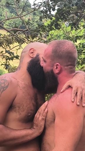 Bearded Stepfather in Fuck with Mineiro, Kisses, Sucking