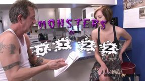 Mom's boyfriend has a big dick