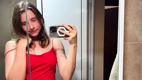 Red Dress Pixie Shower Show - Phone Tease to Steamy Self-Love