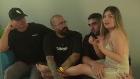 I fuck my best friend's girlfriend in front of him while I was in therapy to control my satiriasis.