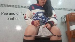 Pee and dirty panties