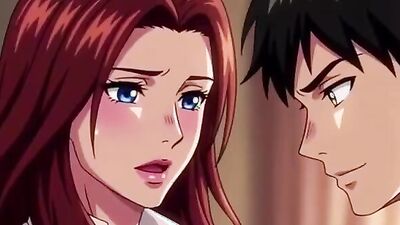 Stepmom caught pleasuring herself & gets a helping hand from stepson in hot cartoon sex fantasy