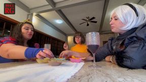 Me and my friends eating snacks and doing an asmr - clip 02 of 02
