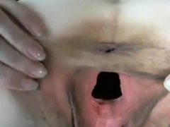 Stretched Pussy Right After Birth