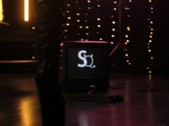 STASYQ - On stage stripping by skinny teen AngelQ