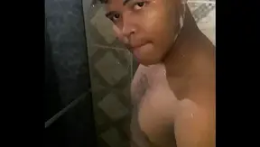 Teen Takes Massive Hardcock in Steam-Filled Tub — Hot Solo Gay Scene 18+