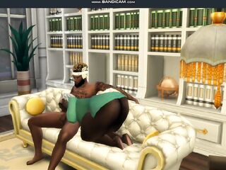 Thick Chocolate mature gets a visit sims 4