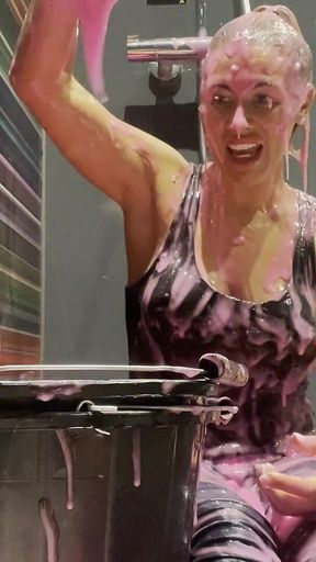 Callie Gets Pink Gunged