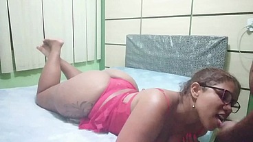 Super sexy big breasts, hot african BBW love cum facial