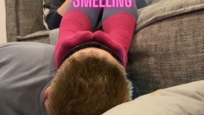 Stinky Pink Sock Smelling