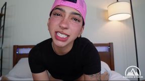 Trans Boy Rocki Takes Huge Cock In Tight Ass Til Creampie