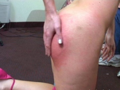 Red asses in this spanking fetish