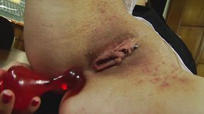 Tiffany Doll's Ass Plugged with Toys and Covered in Spunk