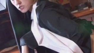 Renata Black the Wild Nun Gleefully Licks a Beautiful Girl's Shaved Pussy
