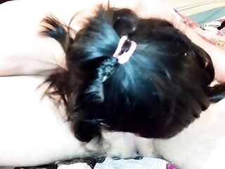 Very sloppy no hand deepthroat skill,tugjob,prostate massage untill finish in throat