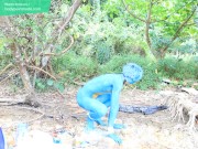 Pokemon Boy / Body Paint / 19 Years Old Extreme Fetish Cosplay #1