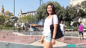 Afternoon Date In Barcelona With The Sexy Chinese Katana