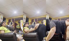 Neighbor sneaks over and gets knocked up raw risky creampie fucks virgin bare