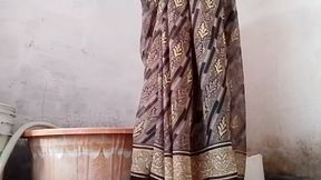 Desi Horny and Lusty Bihar Village Bhabhi with a dark pink wide-open pussy masturbating