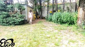 We fuck in the garden corner where no one can see us