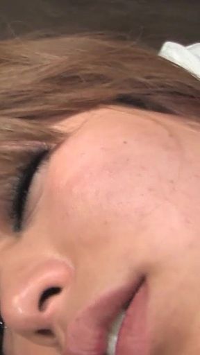 Bound Brunette Babe in Rough Fetish Gangbang with Cum Facials