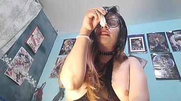 I cum hard inside a condom after chastity