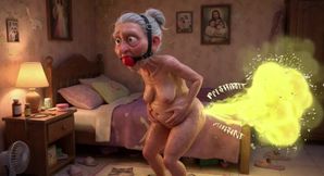 Granny Farting Heavily in Bedroom - Long & Stinky Farts
