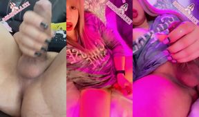 Latina tranny pounded raw by massive uncut cock drops sissy load